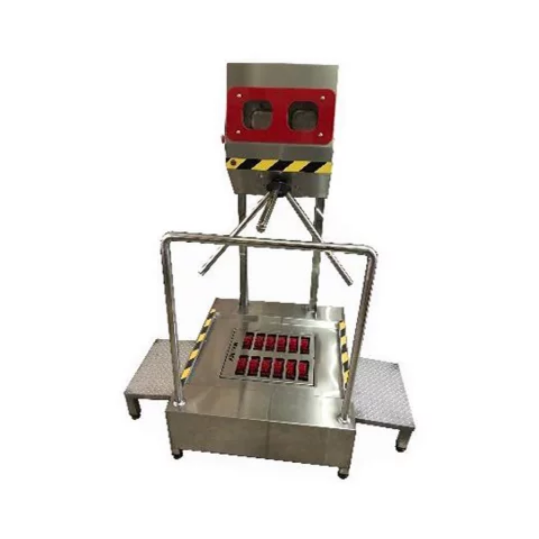 Art11 Taban Fırçalı Dezenfektan Turnikesi