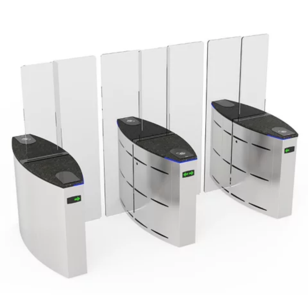 Özak Sg90 Yüksek Camlı Sıngle Hızlı Geçiş Turnikesi